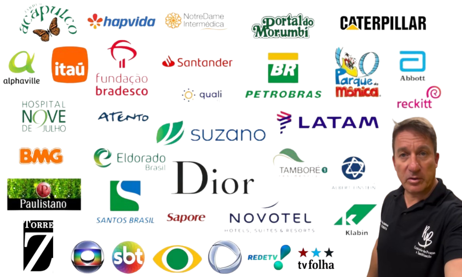 Logotipos de indústrias e empresas atendidas pela RB Controle de Pragas, referência em auditorias ANVISA e MAPA